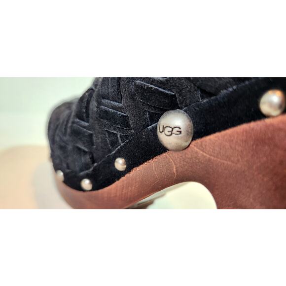 Uggs Arroyo Weave Suede Mules-3362- US Sz. 7 - Picture 6 of 10